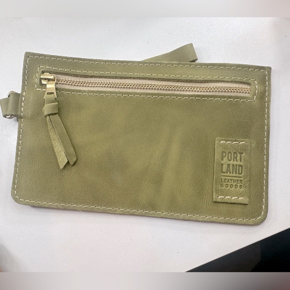 Portland Leather Bags Portland Leather Olive Green Adriana Clutch Wristlet New Poshmark
